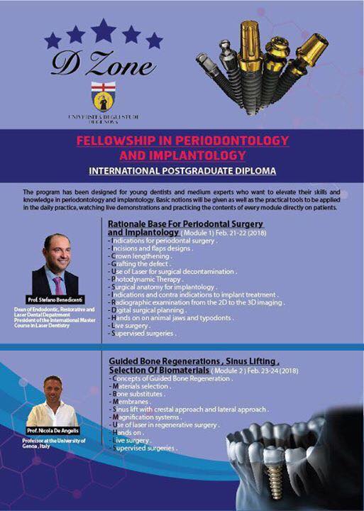 23-24.02.2018: Fellowship in Periodontology and Implantology
